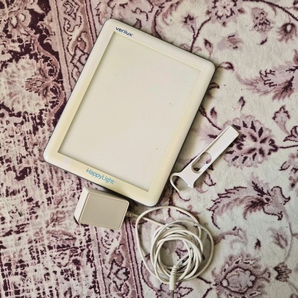 Verilux HappyLight Lucent LED Energy Lamp Light Therapy TESTED